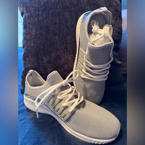 NWT - JustFab Gray/Silver Women's Athletic Shoes